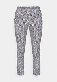 MAGIC MOTIF HIGH WATER  - Pantaloni - black/white