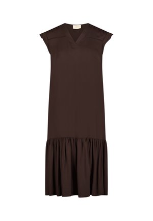 Cartoon, CARTOON MIT FLÜGELÄRMELN CASUAL-KLEID - Robe de jour - dunkelbraun