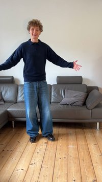 iets frans... FLUFFY - Strikkegenser - navy