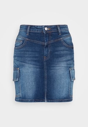 Noisy May NMAVA SKINNY SKIRT - Denimová sukně - medium blue denim