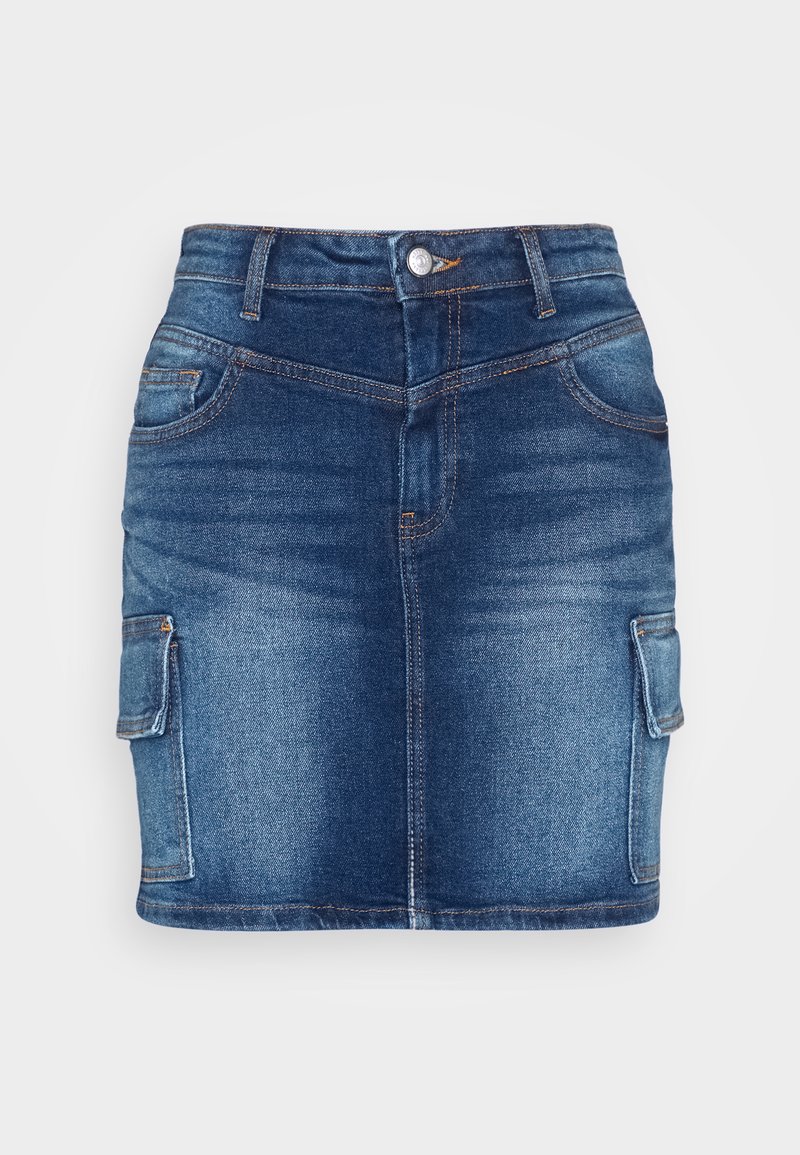 Noisy May Minirok blauw denim/bluedenim