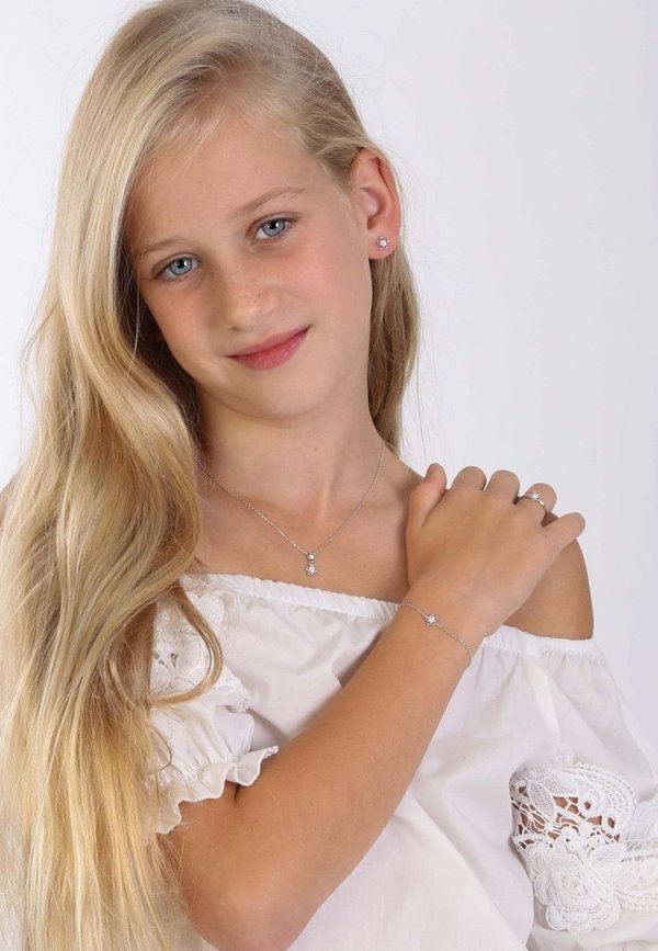 MET ROZE ZIRKONIA – Halskette