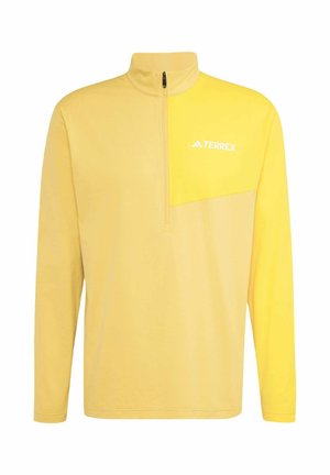 adidas Terrex, ADIDAS SPORTSWEAR TERREX MULTI CLIMACOOL 1/2 ZIP LONG SLEEVE TEE - Longsleeve - pyrite