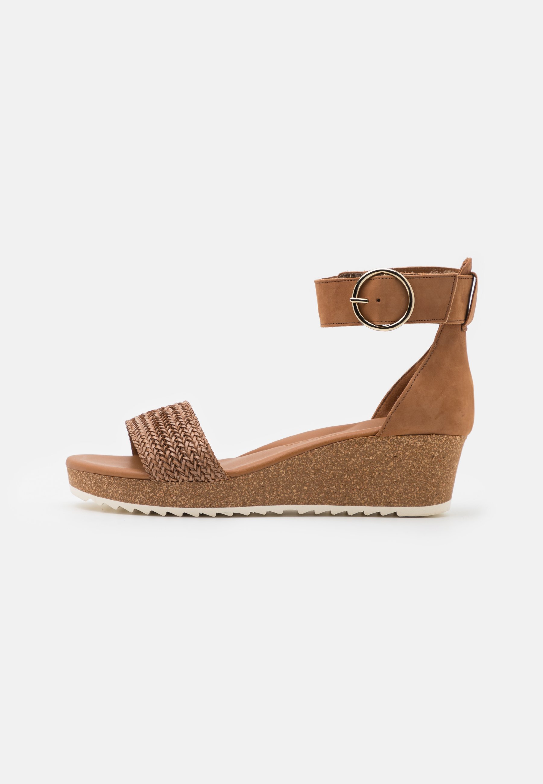 Paul Green Sandalen met plateauzool - cognac/Cognac - Zalando.be