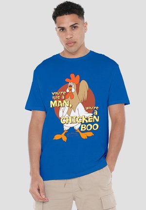 Cotton Soul, ANIMANIACS/CHICKEN BOO - Print T-shirt - royal blue