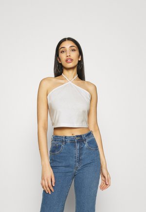 HALTERNECK - Top - white