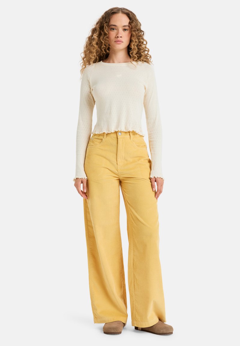 Roxy Broek mosterdgeel