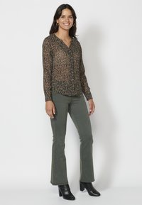 Koroshi LONG SLEEVE BLOSSOMS - Blůza - multicolor