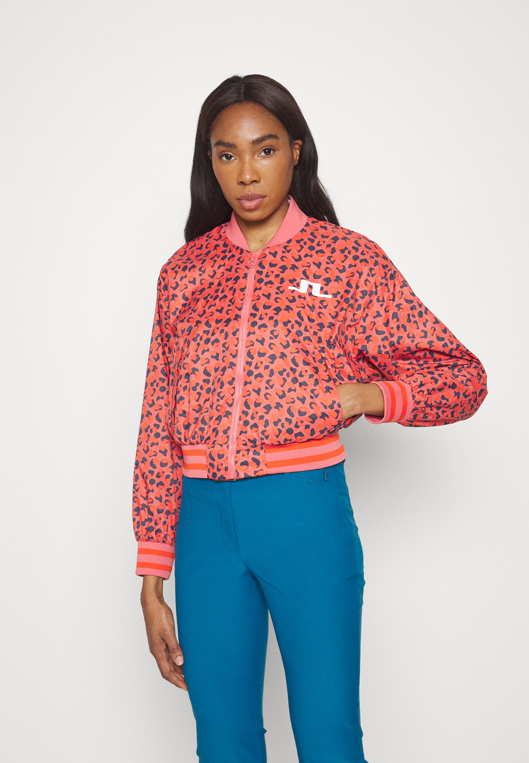 J.LINDEBERG AUDREY GOLF JACKET PRINT 
