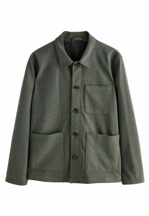REGULAR FIT - SMART HERRINGBONE - Jachetă subțire - khaki green