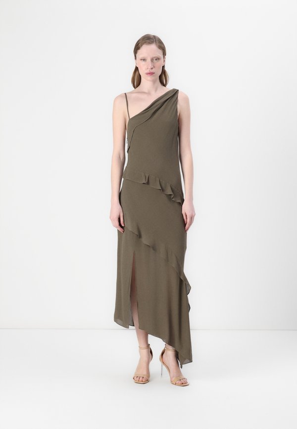 MOENA DRESS  - Maxi dress - dark greige