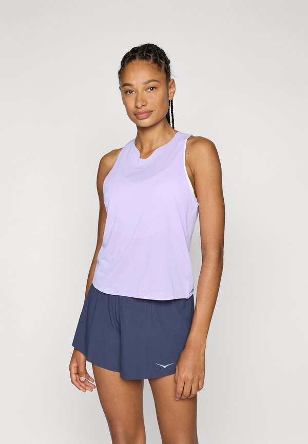 RACE SINGLET - Top - aster flower