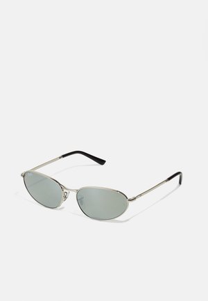 Ray-Ban UNISEX - Sunglasses - silver-coloured/green