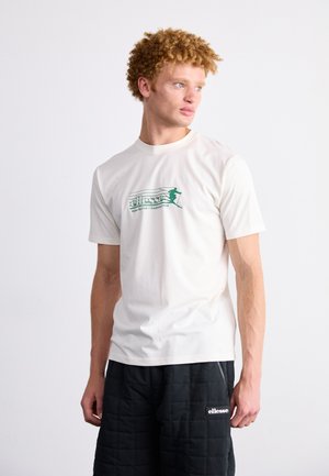 Ellesse WINTEROS - T-shirt imprimé - off white