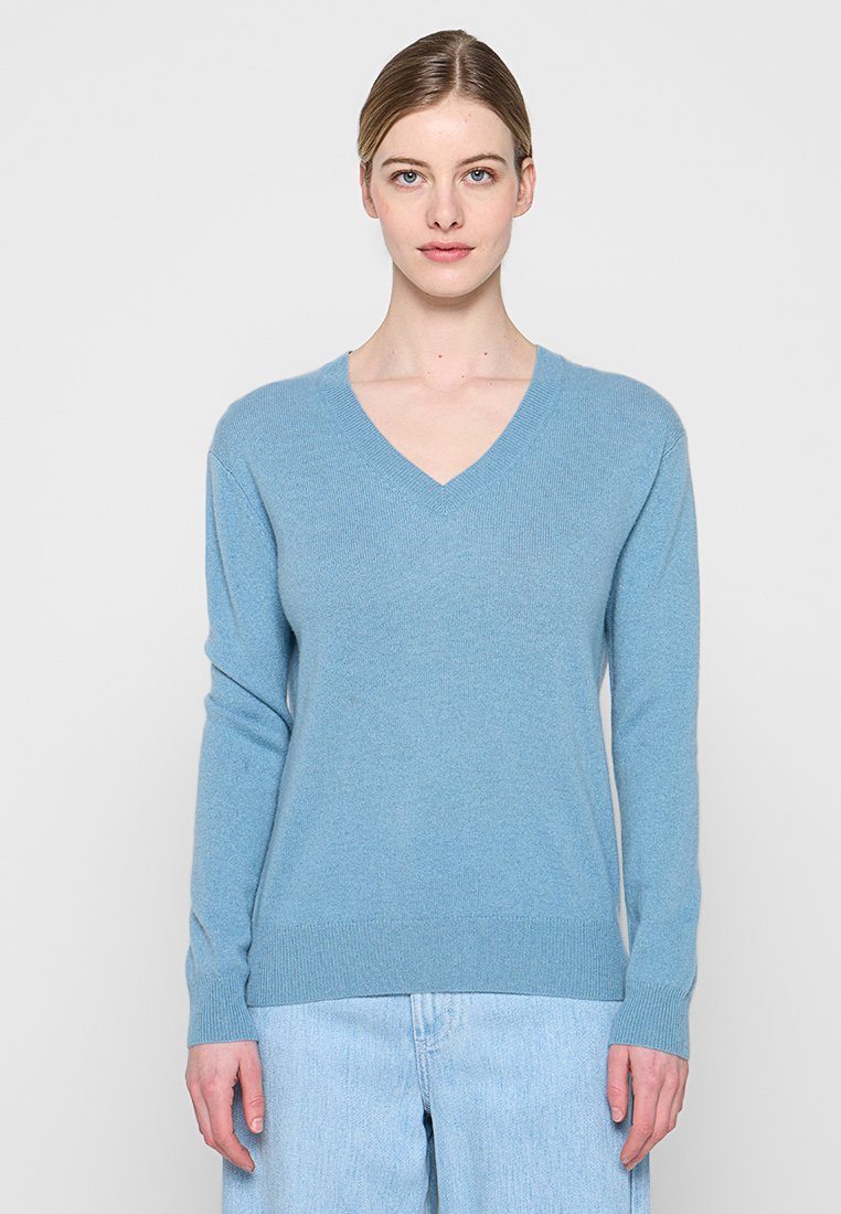 Just Cashmere Trui petrol
