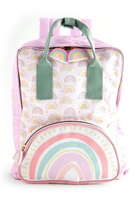 Next - DOUBLE HANDLE BACKPACK STANDARD - Schooltas - multi pastel rainbow Miniatuurafbeelding 1