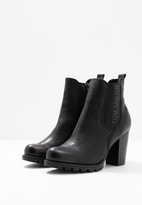 TOM TAILOR Botines de tacón - black