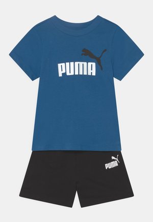 MINICATS TEE SET UNISEX - Triko s potiskem - lake blue/puma black