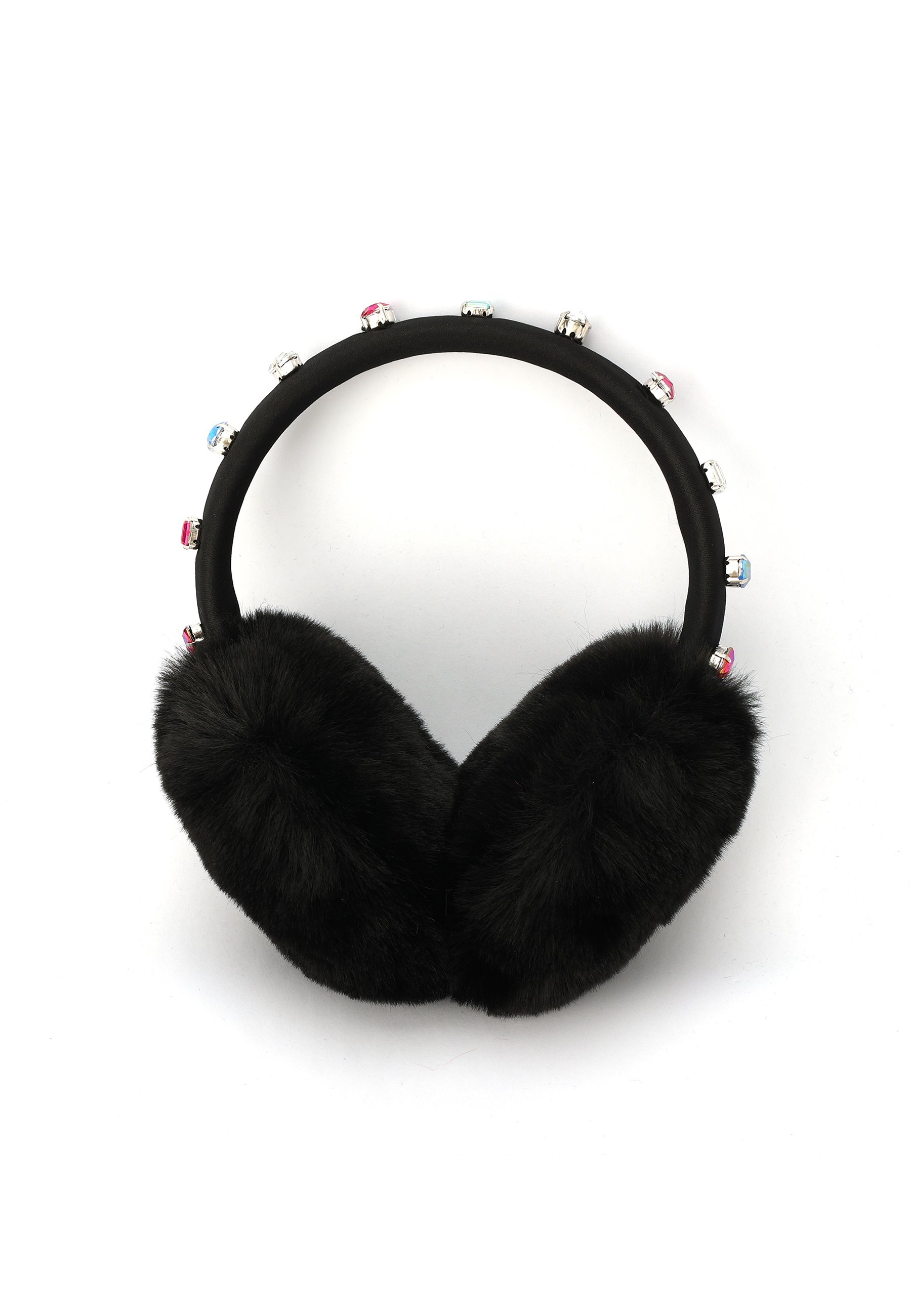 Kate Spade Ear Muffs Black Bow Knit Headband Wool Blend Classy Feminine Cover Amazon.com: Metallic Bow Box Set : Clothing, Shoes & Jewelry main image 3