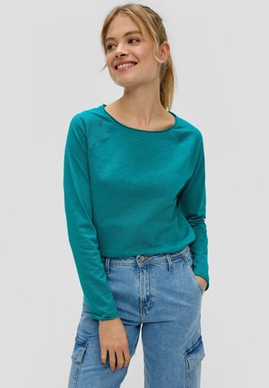 Langarmshirt - türkis