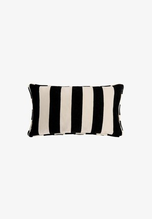 Next, 50X30CM CHENILLE STRIPE UNISEX - Scatter cushion - black white