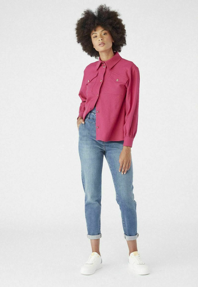 Naf Naf Overhemdblouse donkerroze