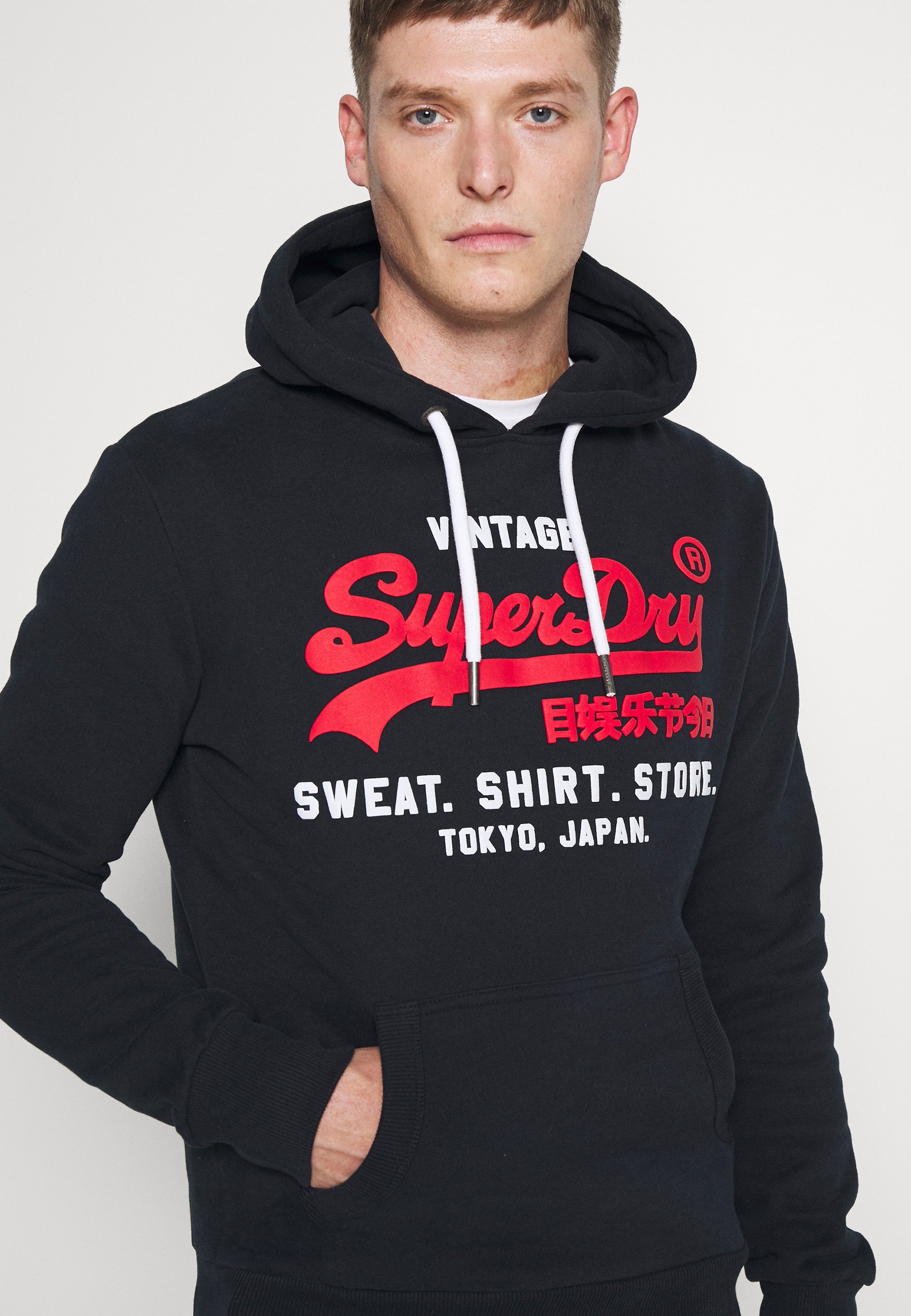 DUO HOOD - Sweatshirt - eclipse navy 