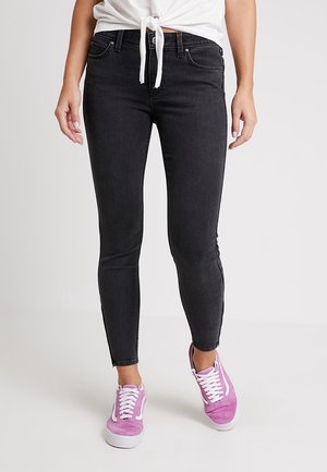 Skinny džíny - black denim