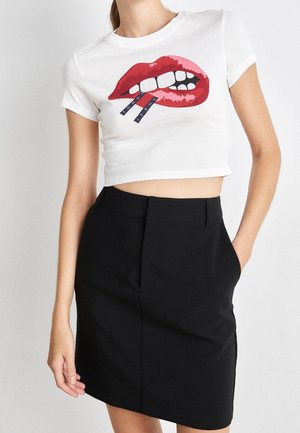 T-Shirt print - white