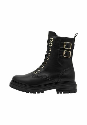s.Oliver Bottines à plateau - black gold
