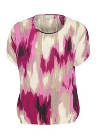 Unselected, pink abstract print