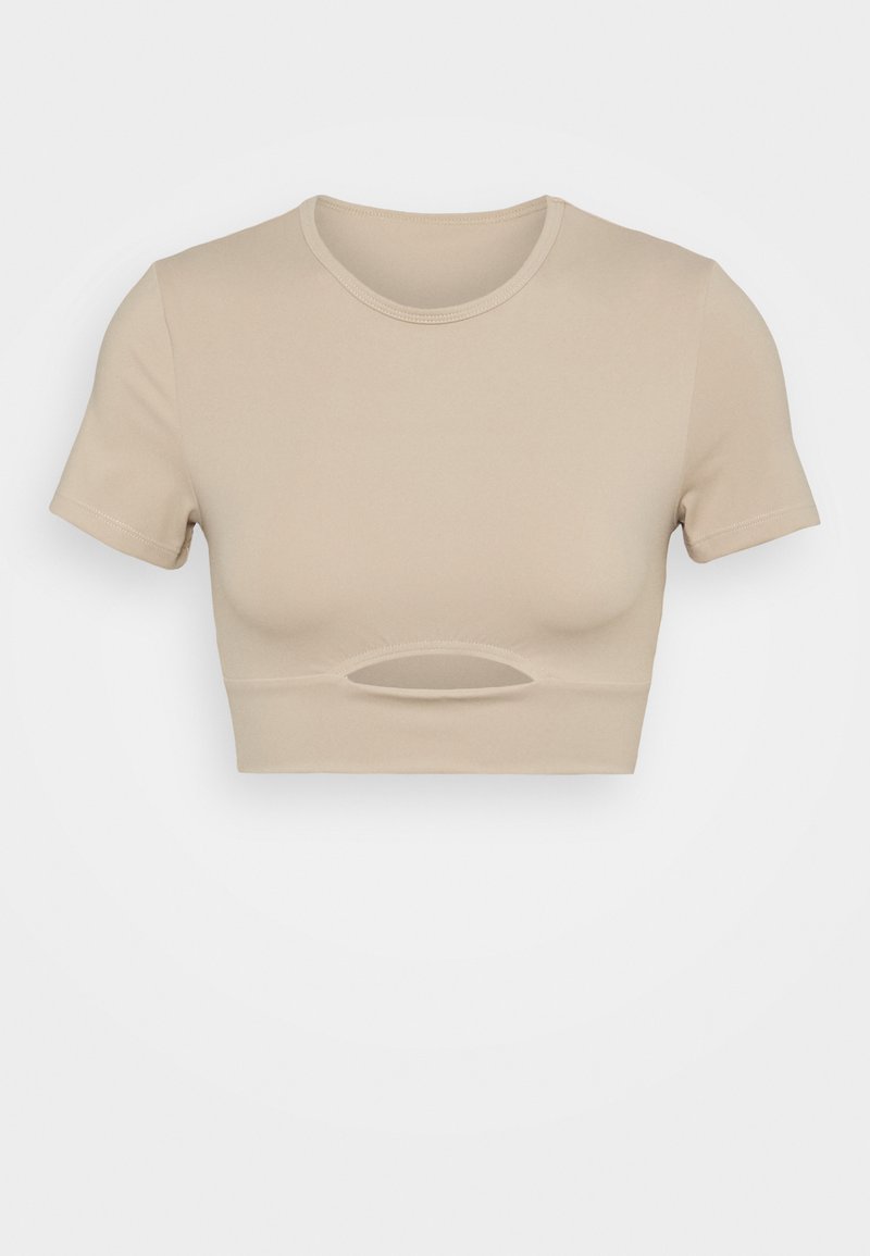 South Beach CUT OUT CROPPED - T-shirt estampada - mink