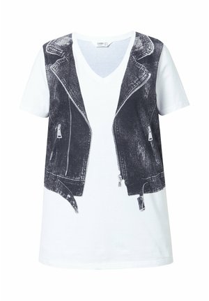 Angel of Style Print T-shirt - snow white