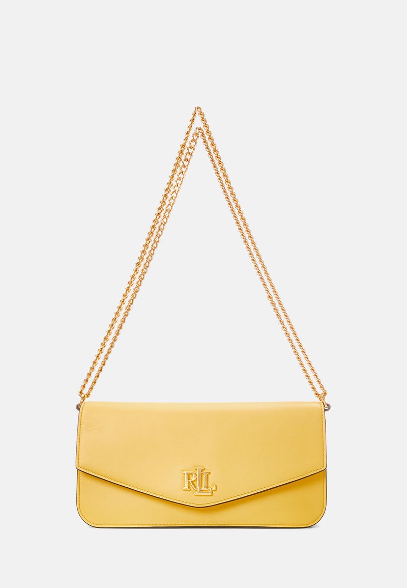 Lauren Ralph Lauren NAPPA LEATHER MEDIUM SAWYER BAG - Borsa a tracolla - primrose yellow