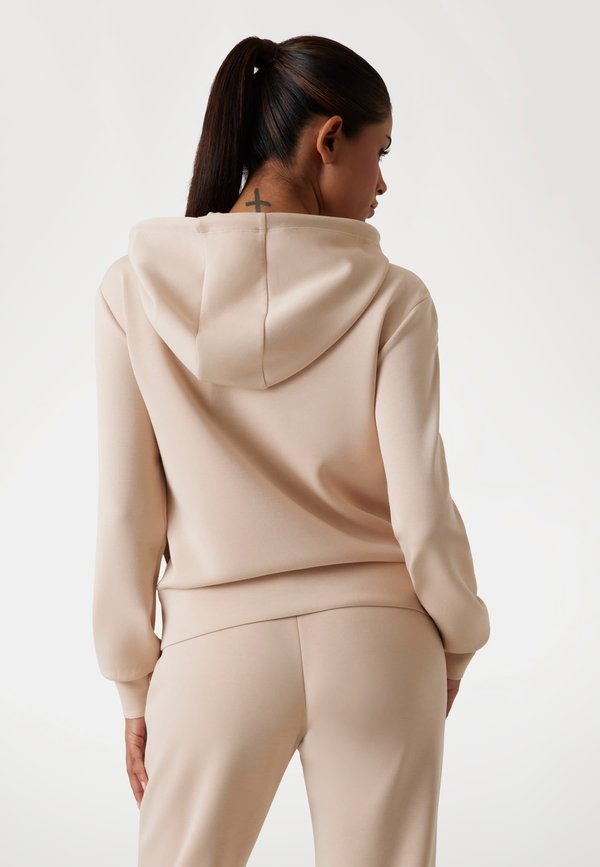 MIT REISSVERSCHLUSS - Zip-up sweatshirt - beige4