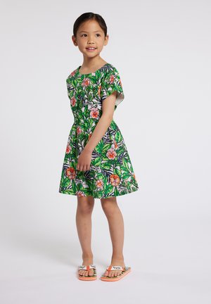 BRODERIE ANGLAISE - Robe de jour - green