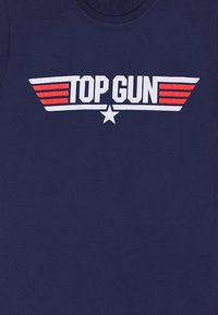 Henry Tiger TOP GUN LOGO - Triko s potiskem - navy blue