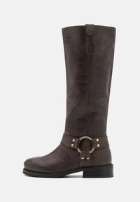 Bronx NEW TOUGH - Cowboy és motoros csizmák - dark brown