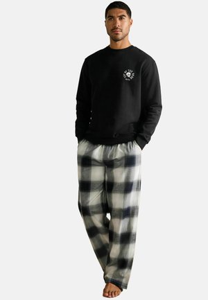 REGULAR FIT - HALLOWEEN GRAPHIC SET  - Nachtwäsche Set - black white