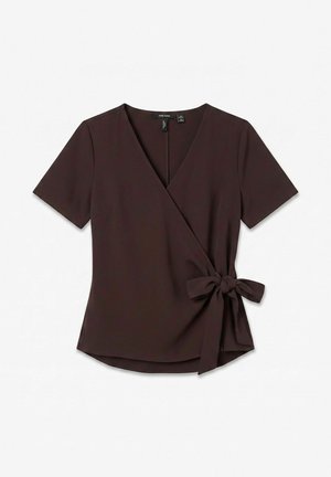Vero Moda Curve, TOP VMSONJA TOP - Blouse - chocolate torte