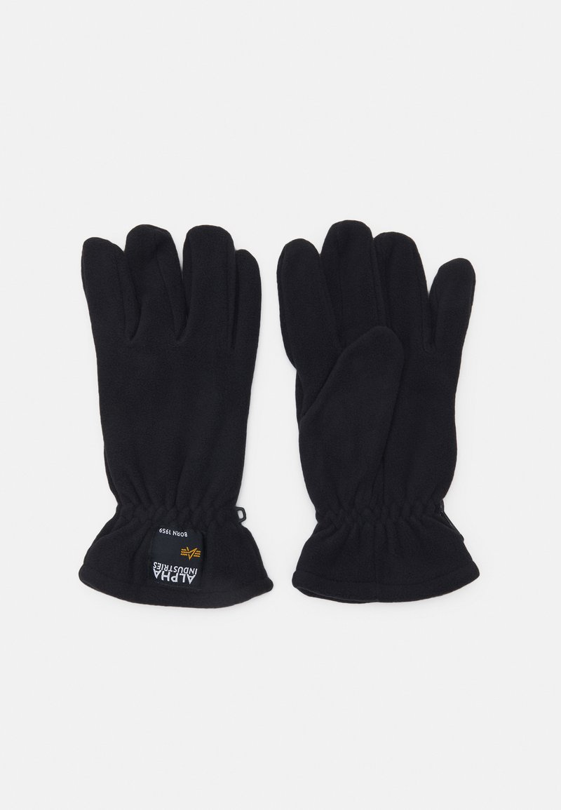 Alpha Industries LABEL GLOVES - Cimdi - black