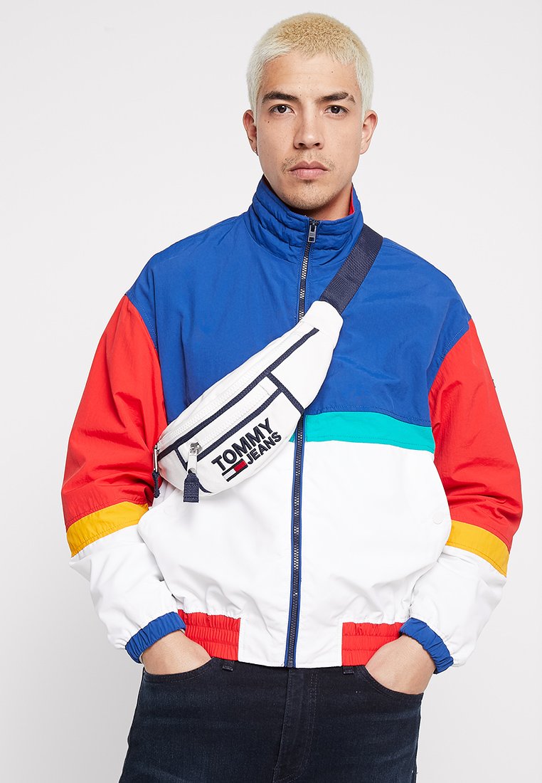 tommy jeans bum bag white