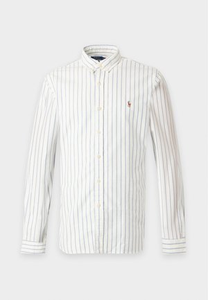 Polo Ralph Lauren, LONG SLEEVE SPORT SHIRT - Camicia - white/blue