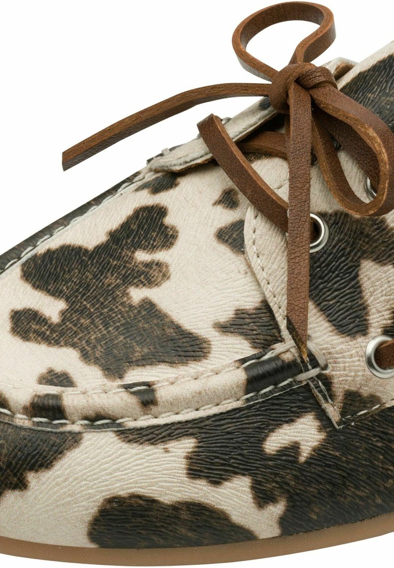 Chaussures Bateau Sperry Top-Sider Pour Fille - Taille 3.5, Imprimé Animal, Cuir, Occasion