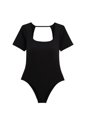 Variance, BODY MANCHES COURTES À BRASSIÈRE INTÉGRÉE LOU - Body - noir