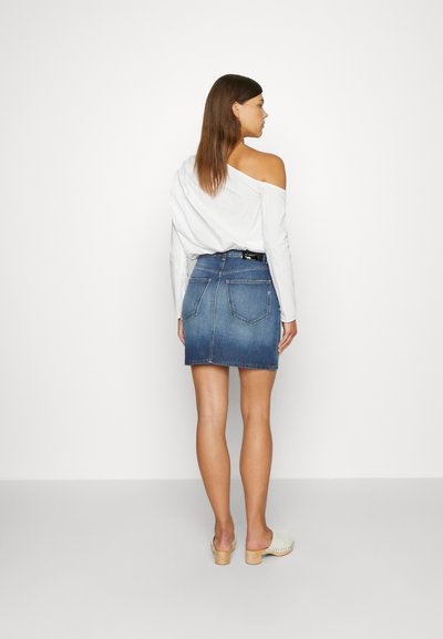 Dondup GONNA - Τζιν φούστα - blue