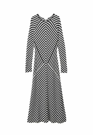 REGULAR FIT - KALI STRIPED - Abito in maglia - black ivory