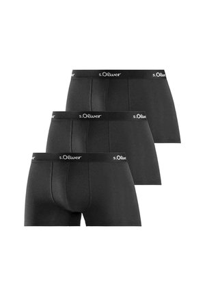 s.Oliver BASIC 3 PACK - Bikses - schwarz