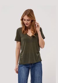 Desires DEDANNON TEE - Paprasti marškinėliai - beluga green