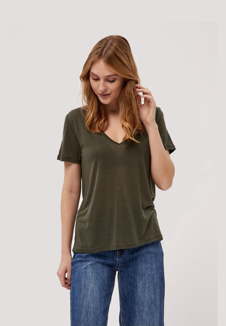 Desires DEDANNON TEE - Paprasti marškinėliai - beluga green